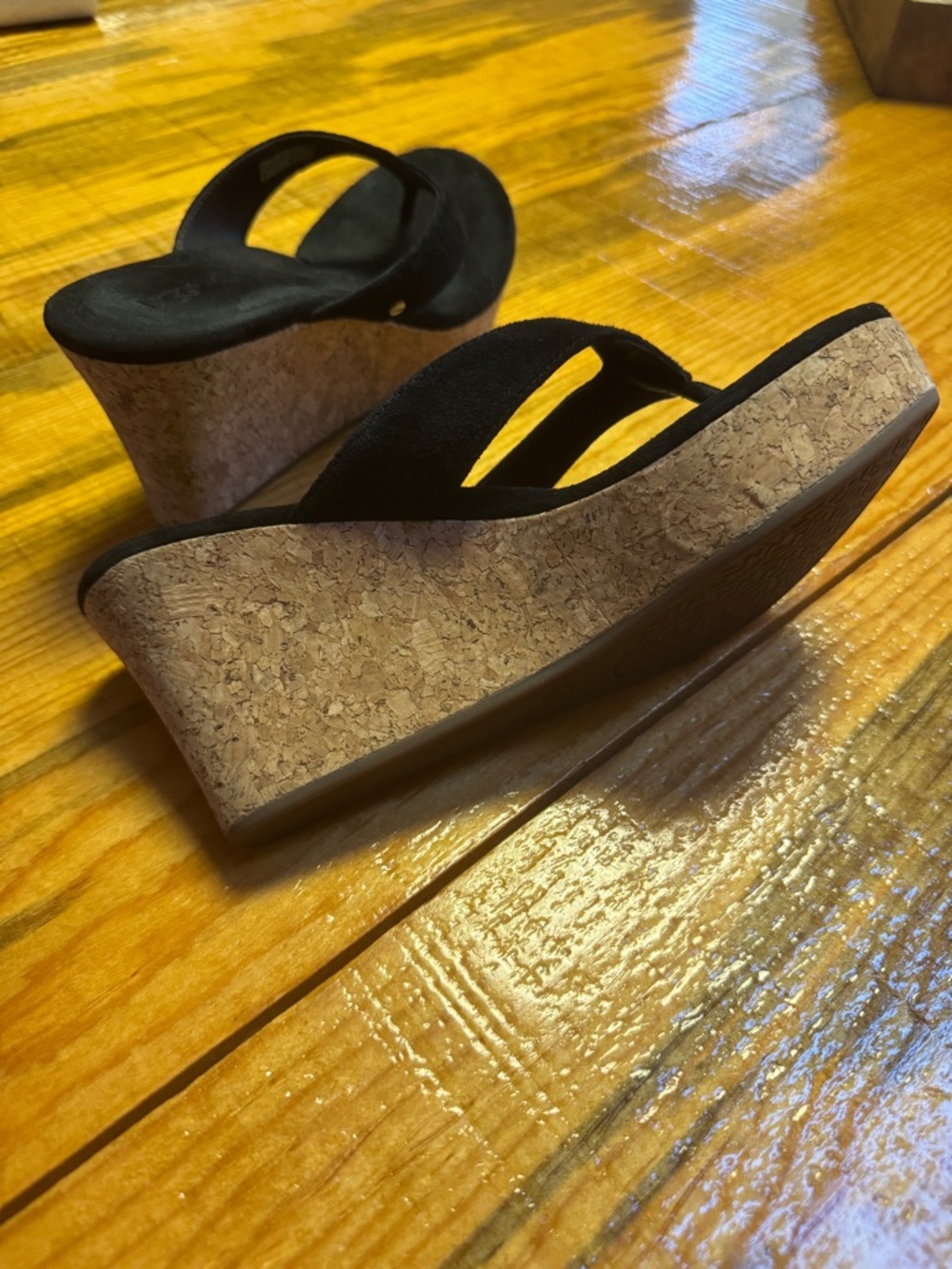 UGG Cork Wedge Sandals – Size 9 - Picture 6 of 7